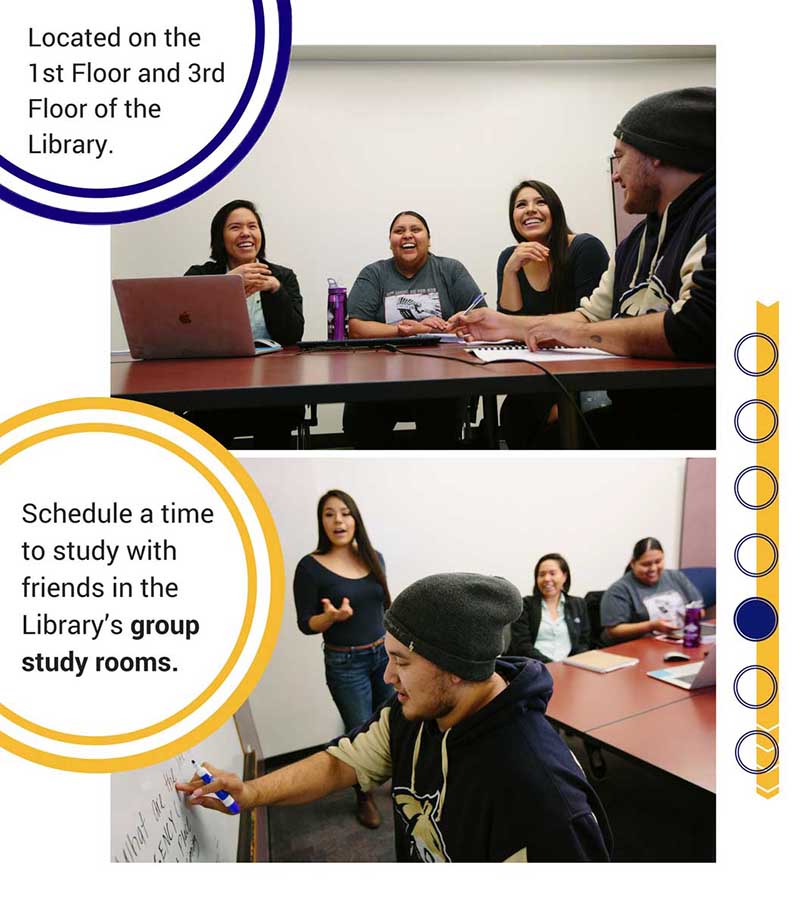 fifth poster for msu lib 101: group study rooms