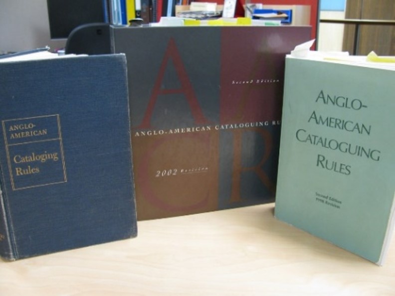 Image of anglo-american cataloging books