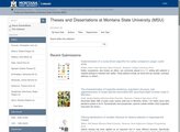 MSU Theses & Dissertations in ScholarWorks screenshot