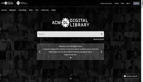 ACM Digital Library screenshot