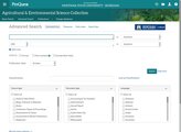 Agriculture & Environmental Science Database screenshot
