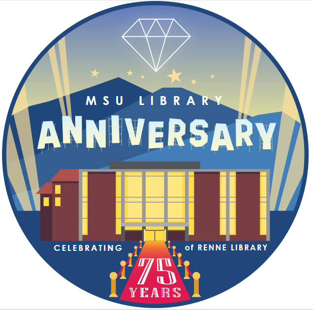 75th anniversary graphic - Hollywood theme