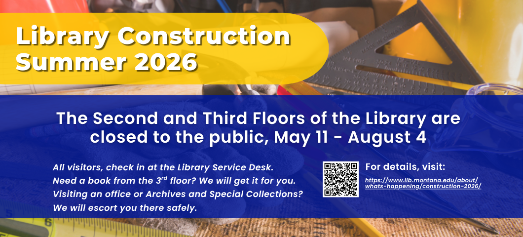 Image about library 2nd and 3rd floor closure to the public in summer 2026