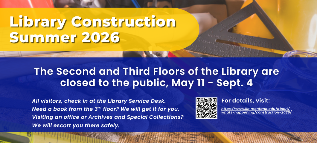 Image about library 2nd and 3rd floor closure to the public in summer 2026