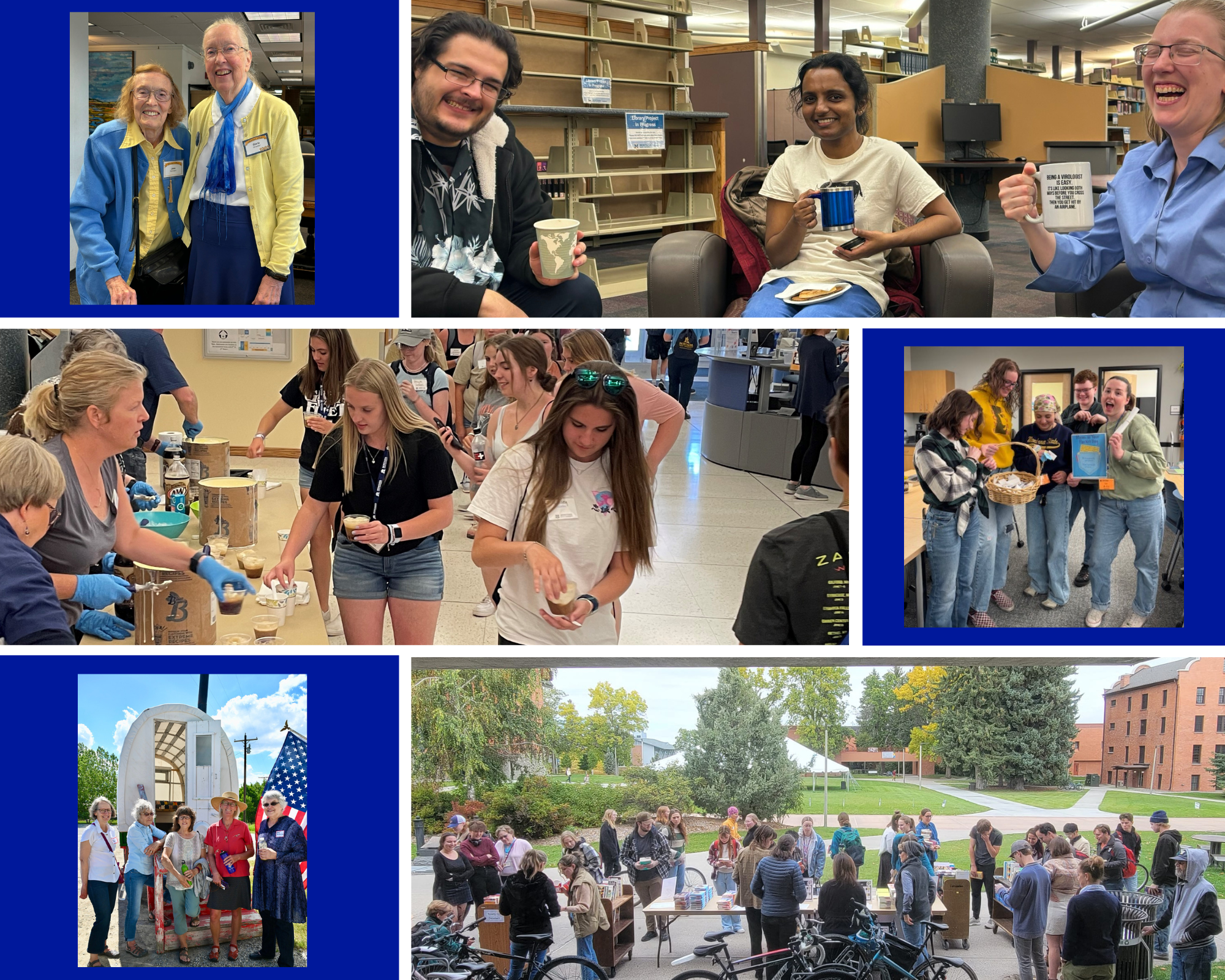 Collage of event photos