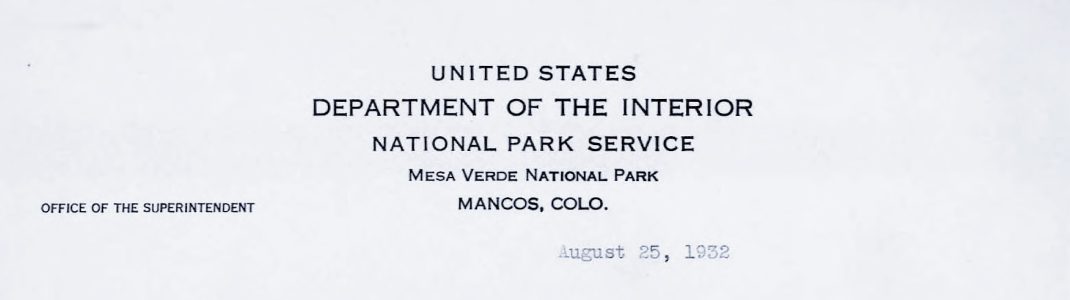 United States Department of the Interior National Park Service document