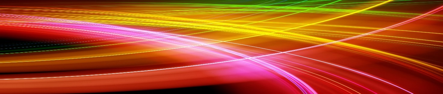 Colorful image of different lines including pink, green, yellow, red, and orange swirls.