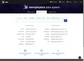 screenshot for Astrophysics Data System (ADS) property=