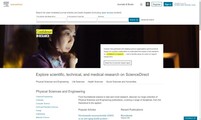 ScienceDirect Journals and Books screenshot
