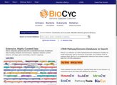 screenshot for BioCyc Database Collection property=