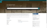 Early English Books Online (EEBO) screenshot
